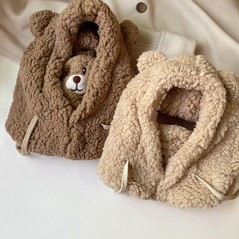 Bear Balaclava™ - Adjustable Fleece Bear Hat