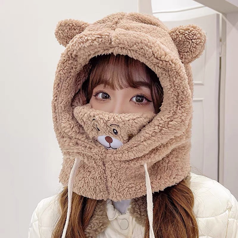 Bear Balaclava™ - Adjustable Fleece Bear Hat