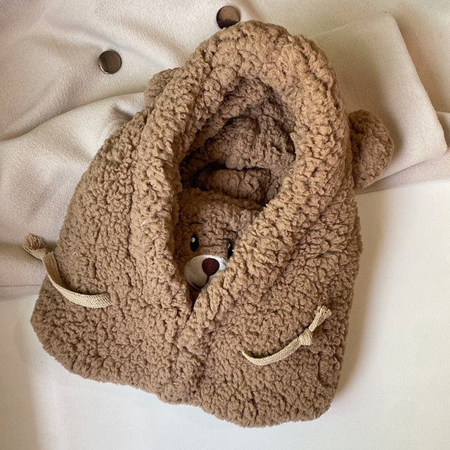 Bear Balaclava™ - Adjustable Fleece Bear Hat