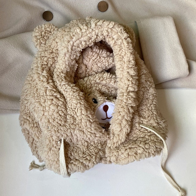 Bear Balaclava™ - Adjustable Fleece Bear Hat