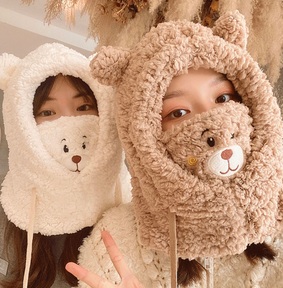 Bear Balaclava™ - Adjustable Fleece Bear Hat