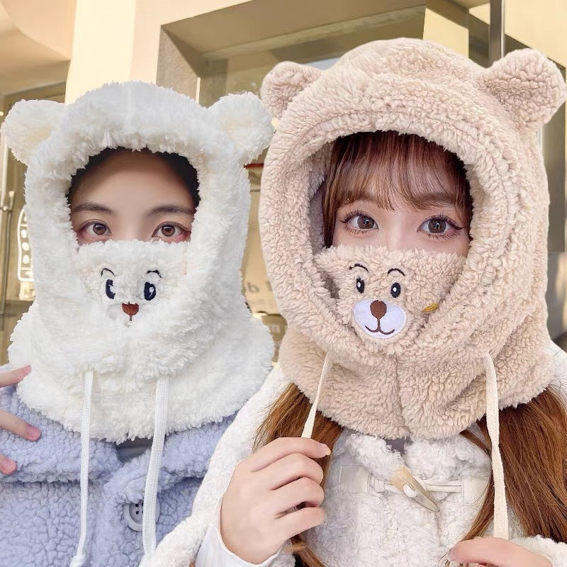 Bear Balaclava™ - Adjustable Fleece Bear Hat